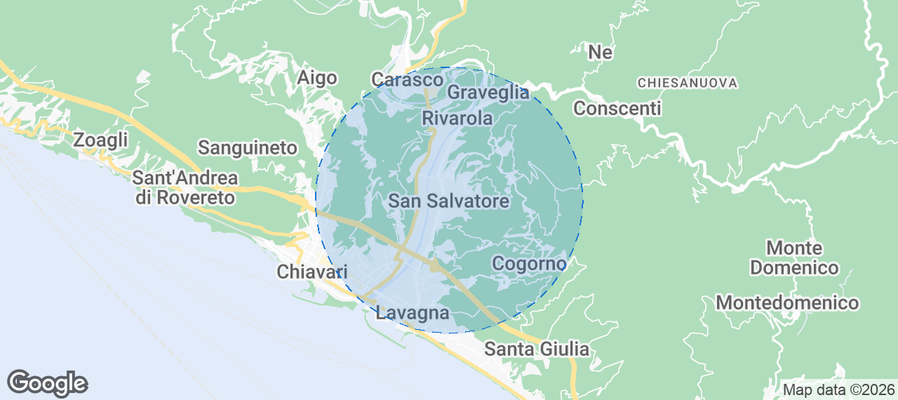 San Salvatore Airbnb map